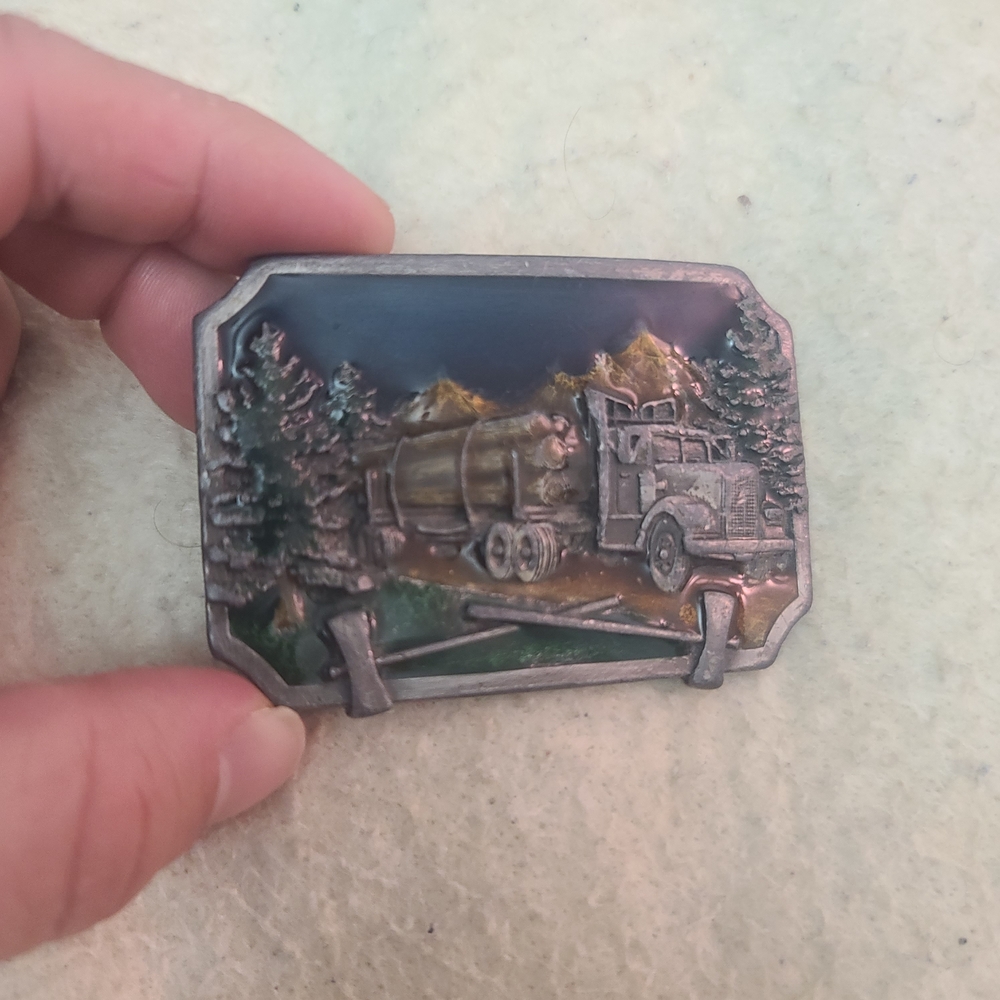 Siskiyou long haul forrestry trucker 1984 belt buckle